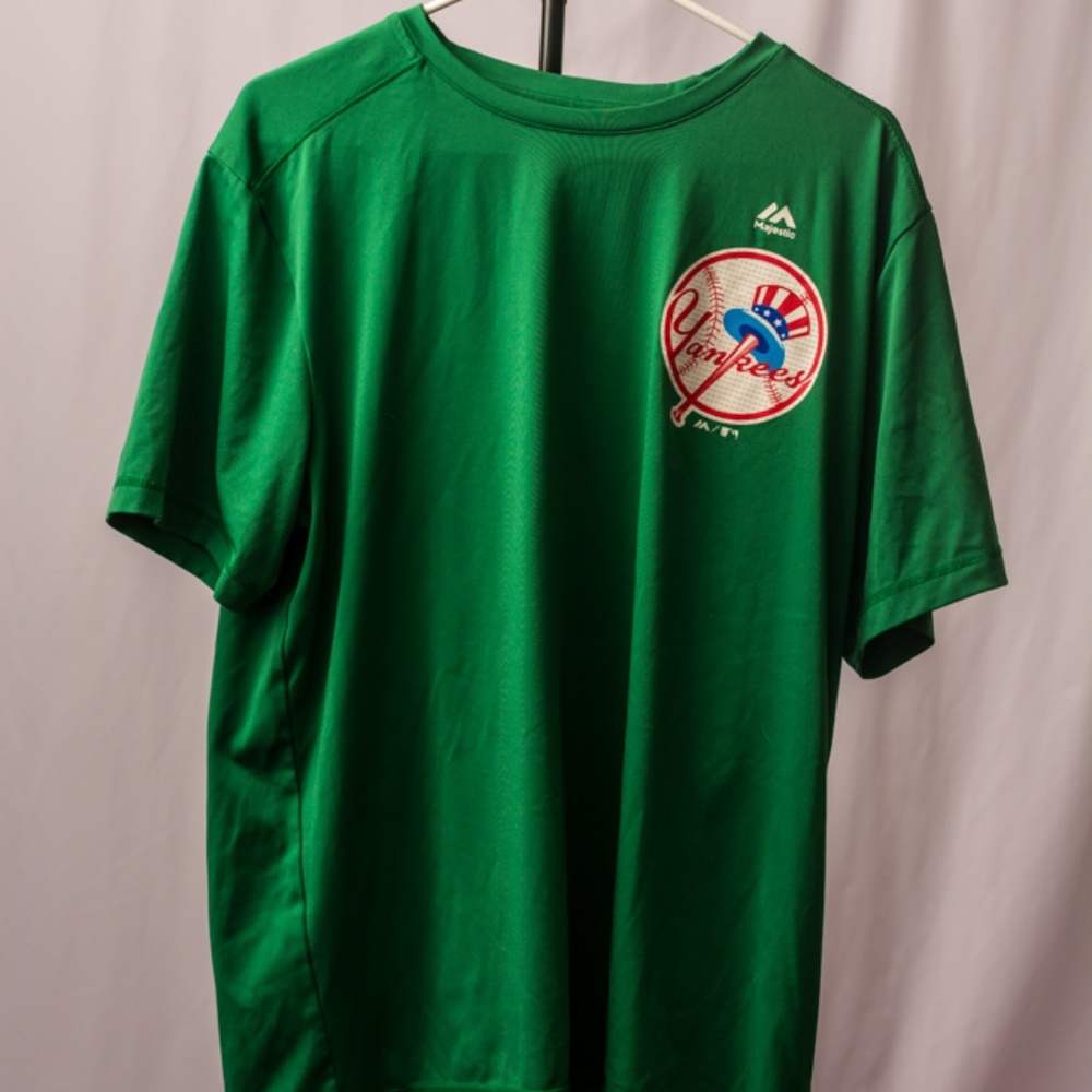 N.Y. Yankees Green cool base Sport Shirt